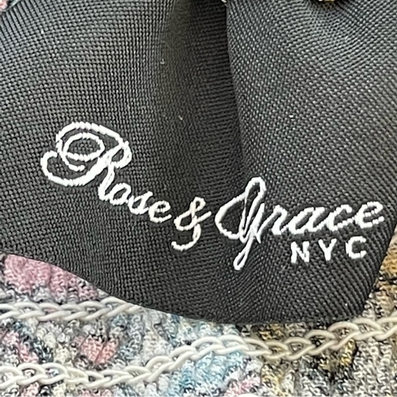 Rose & Grace multi colored print top XL - Picture 6 of 9